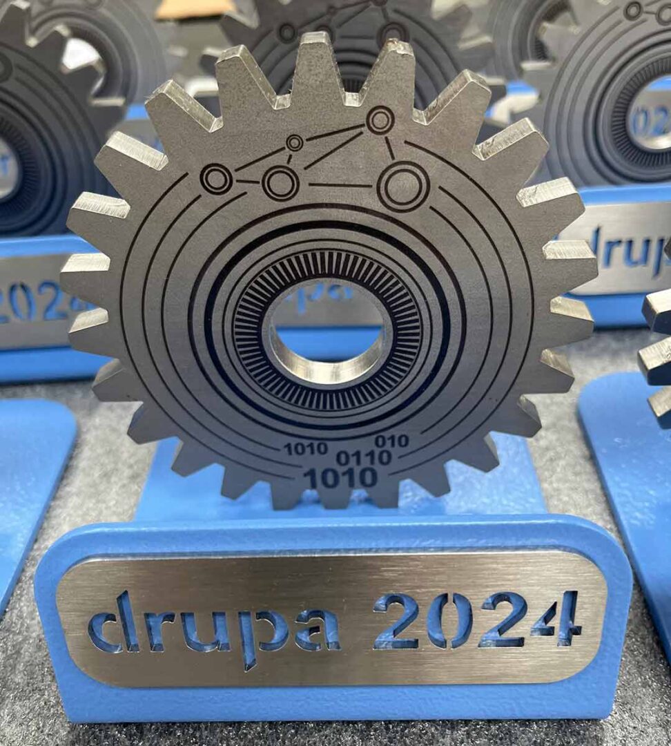 Drupa Award 2024 gelasert von Müller Martini Manufacturing.